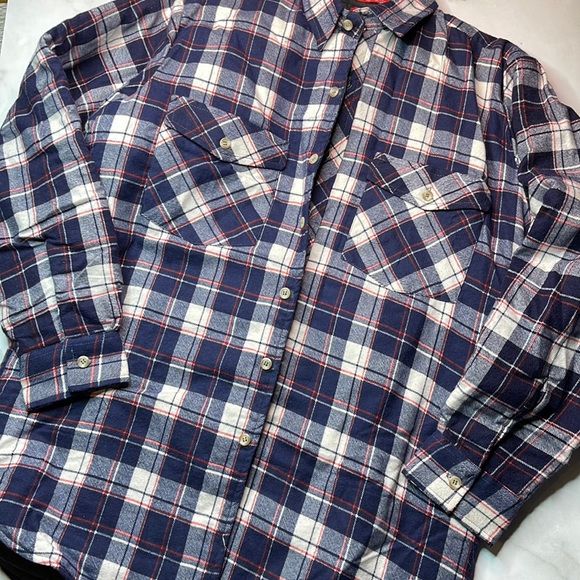 Coleman Vintage Plaid Flannel Shacket 